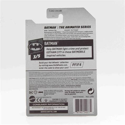 Hot Wheels Batman The Animated Series Leonor Toy S Collectibles