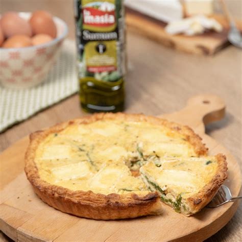 Quiche De Esp Rragos Y Queso Brie Recetas La Mas A