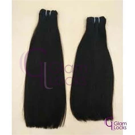 Glam Locks Keratin Hair Weft Double Drawn Indian Remy Straight For