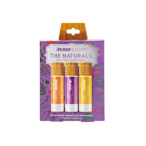 Raw Sugar Lip Balm Trio T Set 3 Ct Shipt