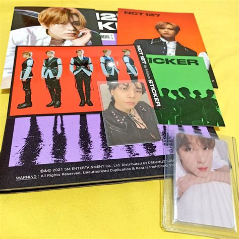 Nct Haechan Regulate Pc Sticker Album Complete Hobbies Toys