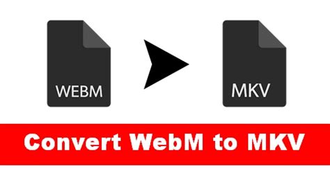 How To Convert WebM To MKV Quickly