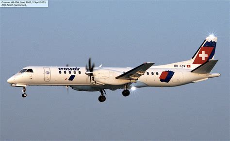 Alte Bekannte in Zürich: frühere Crossair Saab 2000 - Sky News