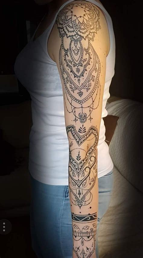 Mandala Sleeve Tattoo Ideas