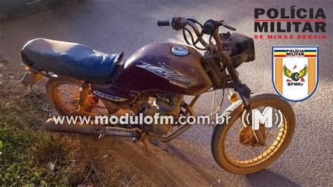 Homem Flagrado Em Moto Sem Placa E Chassi Raspado Na Mgc