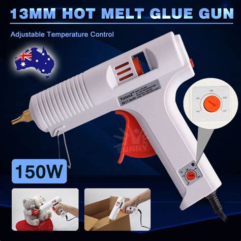 Glue Gun Adjustable W Full Size Hot Melt Interchangeable Non Drip Nozzle From Yrm