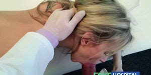 FAKE HOSPITAL Doctor Sinks His Cock Into Blondes Tight Juicy Pussy As Sexual Deal Is Struck