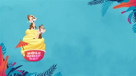 Celebrate Dole Whip Day With New Exclusive Disney Wallpaper Disney