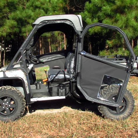 Hinged Door Rear Window Kit For John Deere Gator Full Size Xuv Hpx