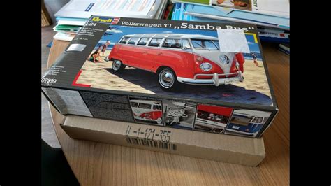 Revell Vw T Samba Bulli Teil Einbau Motor Youtube