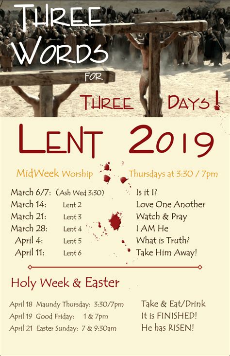 Lent MidWeek Sermon Series - Our Savior Lutheran Church & School