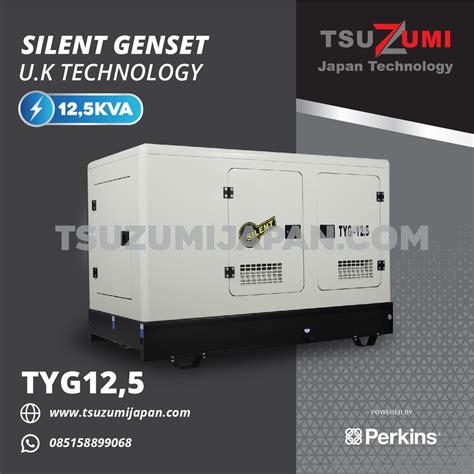 Jual Genset Yanmar 12 5 KVA Silent 10000 Watt By Tsuzumi Japan Shopee