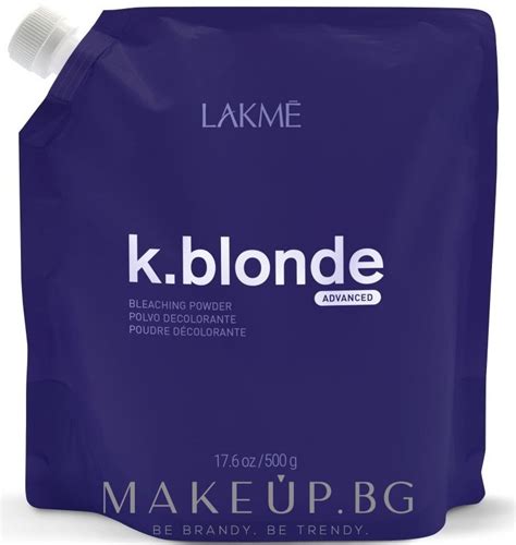 Lakme K Blonde Advanced Bleaching Powder Изсветляваща пудра за коса Makeup bg