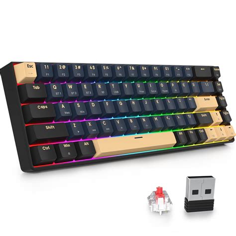 Buy Surmen Gt Mechanical Gaming Keyboard Percent Rgb Hot Swappable Key Wireless