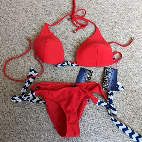 South Beach Bikini Set Bottoms 8 Top 10 Depop