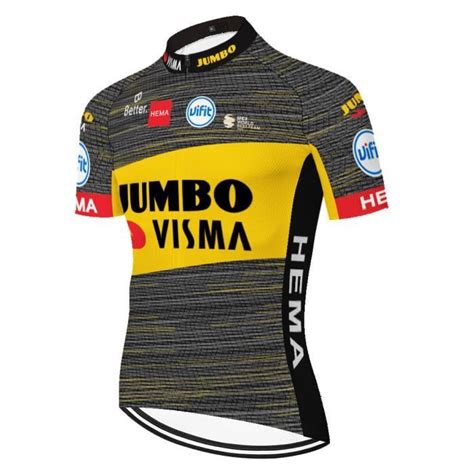 Maillot De Cyclisme Laser Coupe Jumbo Visma Maillot De Cyclisme