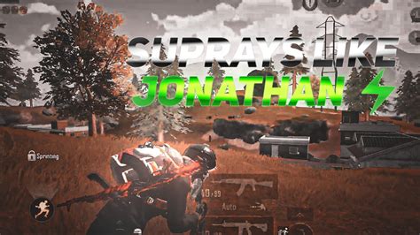 Suprays Like Jonathan PUBG Mobile New Montage Bgmi Clutch Gameplay