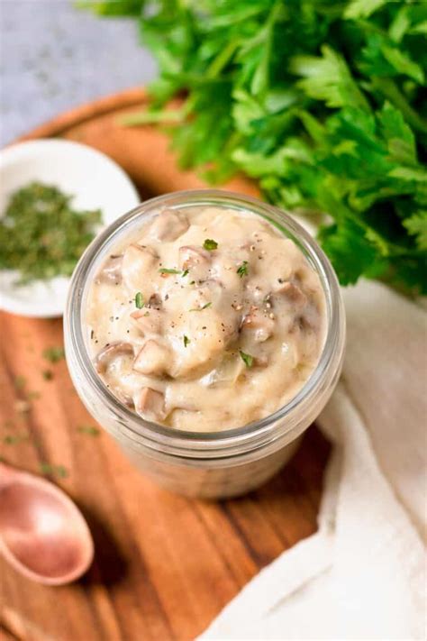 Condensed Cream Of Mushroom Soup Campbells Copycat The Yummy Bowl