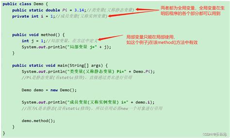 Java变量之全局变量静态变量，成员变量，局部变量，的关系和区别java Static局部变量和全局变量 Csdn博客