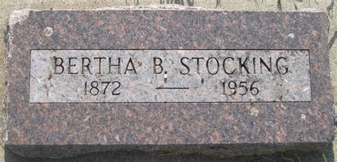 Bertha Belle Slawson Stocking Memorial Find A Grave