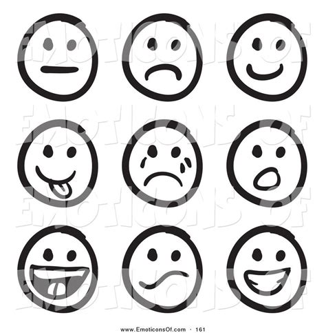 Emotions Clipart Black And White | Free download on ClipArtMag