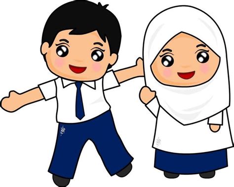 tag anak perempuan muslim teacher cartoon graduation cartoon