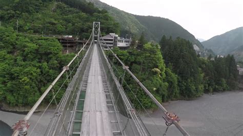 奈良県吉野郡十津川村 谷瀬の吊り橋 Youtube