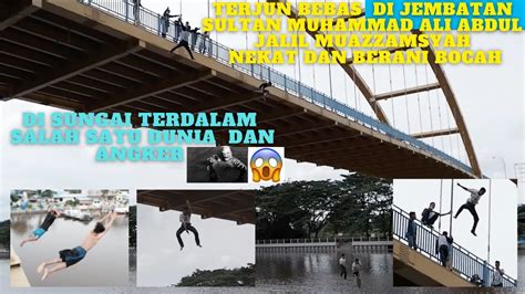 BOCAH TERJUN BEBAS DI JEMBATAN SULTAN MUHAMMAD ABDUL JALIL MUAZZAMSYAH