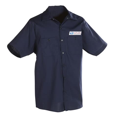 Postal Uniform Shirt Poplin Short Sleeve For Mail Handlers A