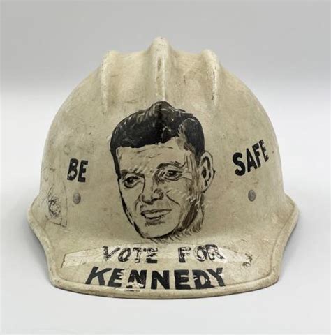 “Vote for Kennedy” Hard Hat – All Artifacts – The John F. Kennedy ...