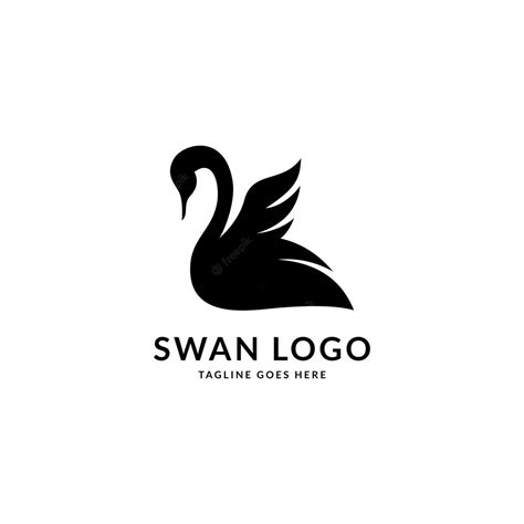 Premium Vector Abstract Flying Swan Logo Vector Template