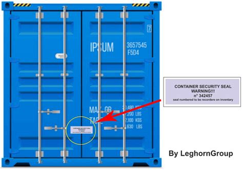 Étiquettes pour container LeghornGroup