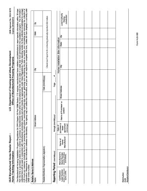 Fillable Online HUD Administered Manufactured Home Installation Fax