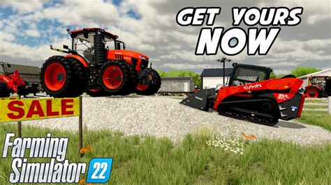 New Kubota Dlc And Equipment Pack Commercial Farming Simulator 22