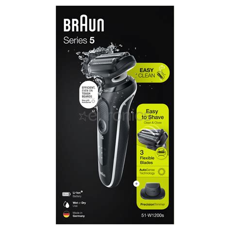 Braun Series Wet Dry Black Shaver W S Euronics