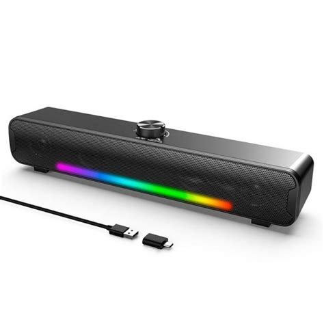 Компьютерная Акустика Колонка для ПК ONIKUMA RGB Backlight L16 |5Wx2 ...