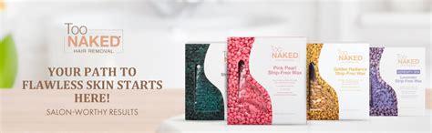 Amazon Too Naked Golden Radiance Strip Free Wax Hypoallergenic