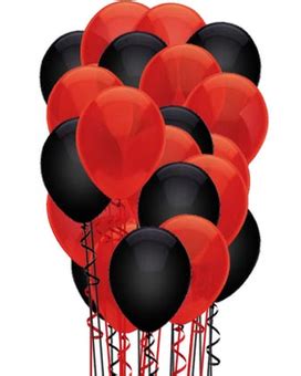 Red & Black Balloons - 1-800 Balloons