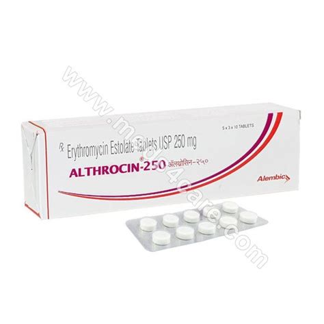 Buy Althrocin Tablet 250 MG And 500 MG Treat Bacterial Infections