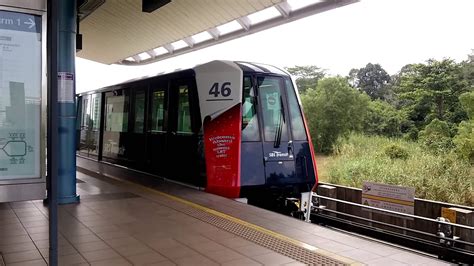 Test Train Sbs Transit Sengkang Lrt West Loop C810a Departing At