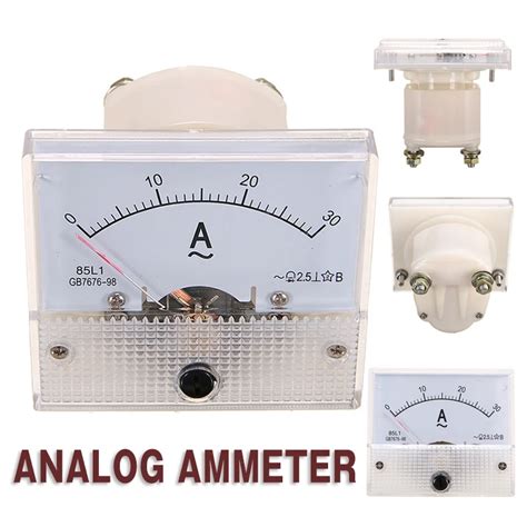 Dc A Analog Ammeter Panel Current Meter A Dc Doesnt Need