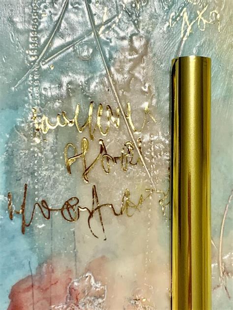 Gold Hot Foil Rolls Encaustic Australia