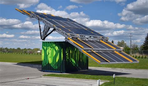 Un contenedor solar móvil para llevar la energía solar a cualquier