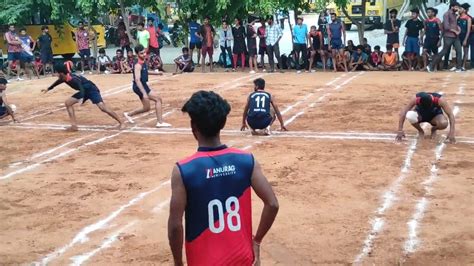 Kho Kho Anurag University V S Mallareddy University Anurag Sports Bout