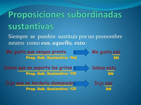 Oraciones Subordinadas Sustantivas Ppt Descargar La