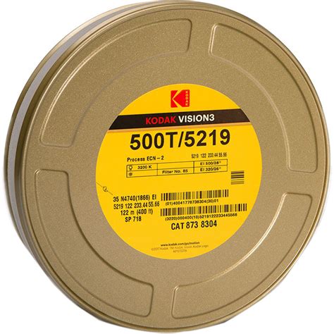 Kodak VISION3 500T Color Negative Film #5219 8738304 B&H Photo