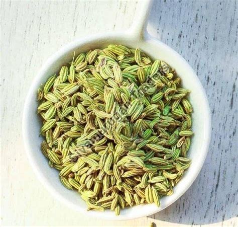 Fine Natural Rich Taste Healthy Organic Dried Green Fennel Seeds At