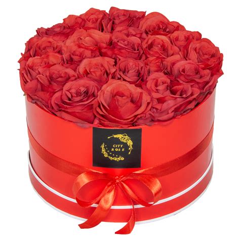 circular red moon - CityRose Flowers