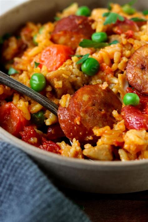 Instant Pot Cajun Rice With Chicken And Sausage Mom S Dinner