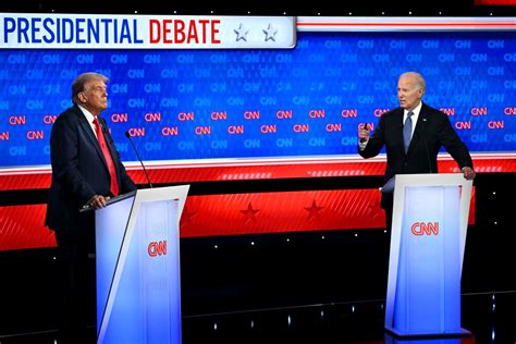 Fact Check The First 2024 Us Presidential Debate Fact Check